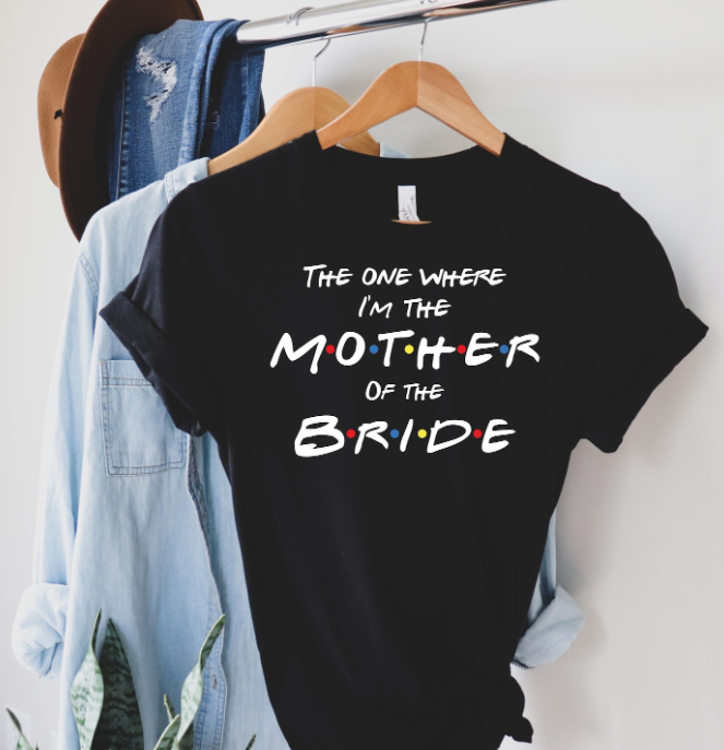 Personalised Friends Hen party T-shirts, Team Bride, Bride Squad Shirts, Bridesmaid Designs