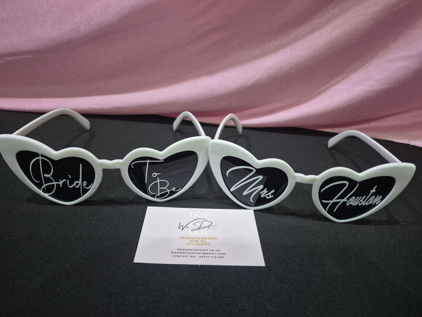 Custom Sunglasses, Personalised for hen Do's, Weddings, Stag Do's, Birthdays and many more