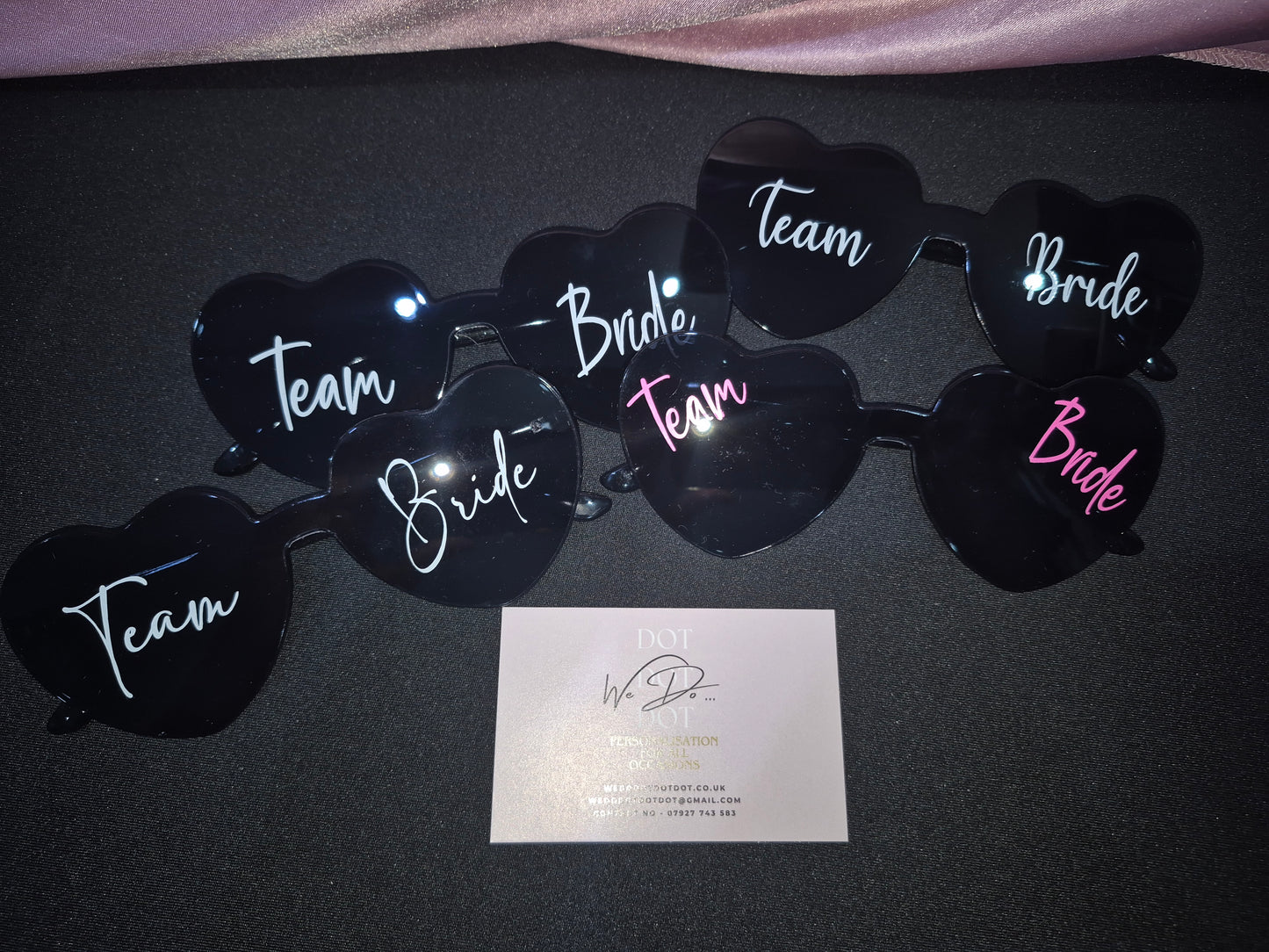 Custom Sunglasses, Personalised for hen Do's, Weddings, Stag Do's, Birthdays and many more