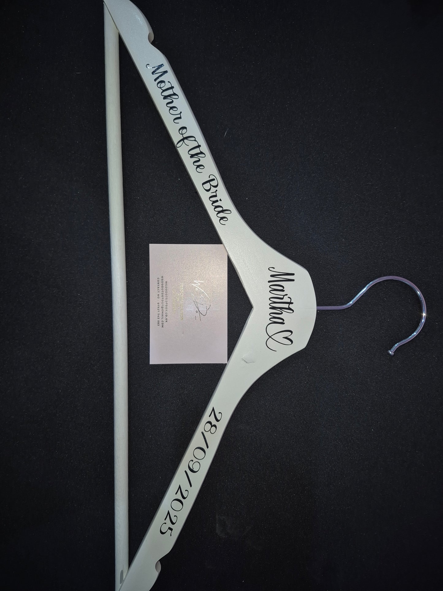 Personalised Wedding Hangers, Bridesmaid Wedding hangers, Bridal party gift, Maid of Honour dress hanger, Wedding Dress Hanger,