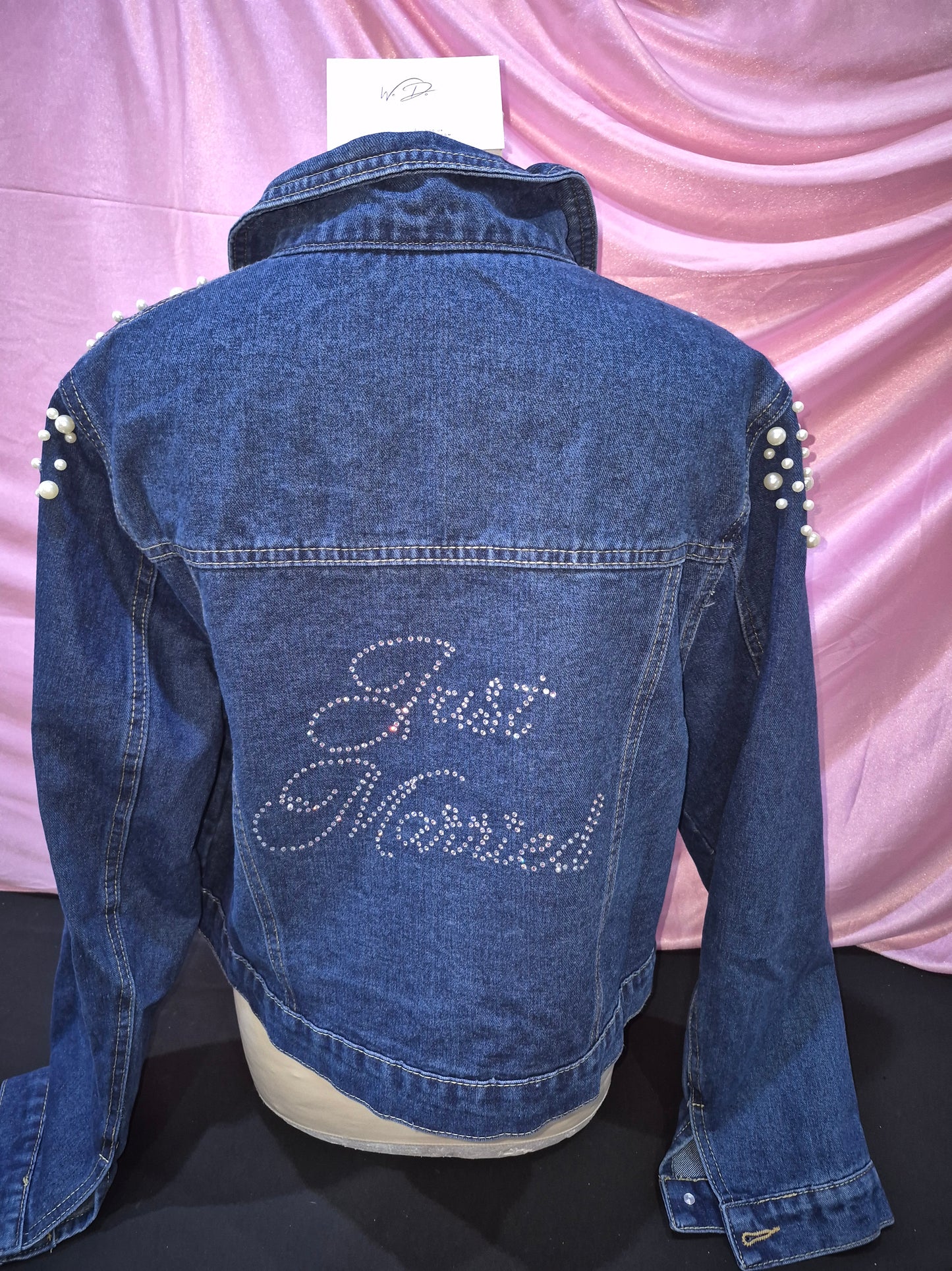 Bride Denim Jacket, Bride Jean Jacket, Future Mrs Jacket, Personalised Jacket, Wedding Jean Jacket,Wedding Gift for Bride, Something Blue