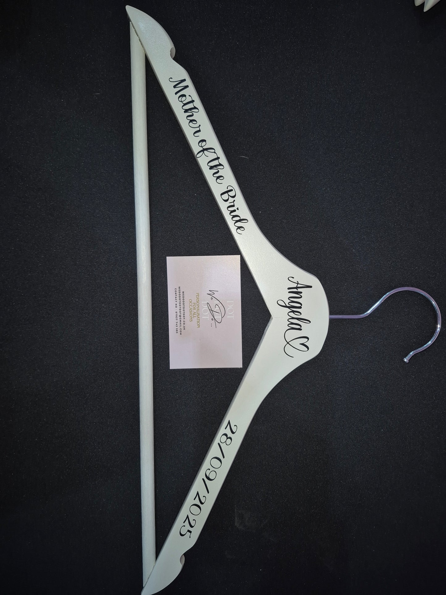 Personalised Wedding Hangers, Bridesmaid Wedding hangers, Bridal party gift, Maid of Honour dress hanger, Wedding Dress Hanger,