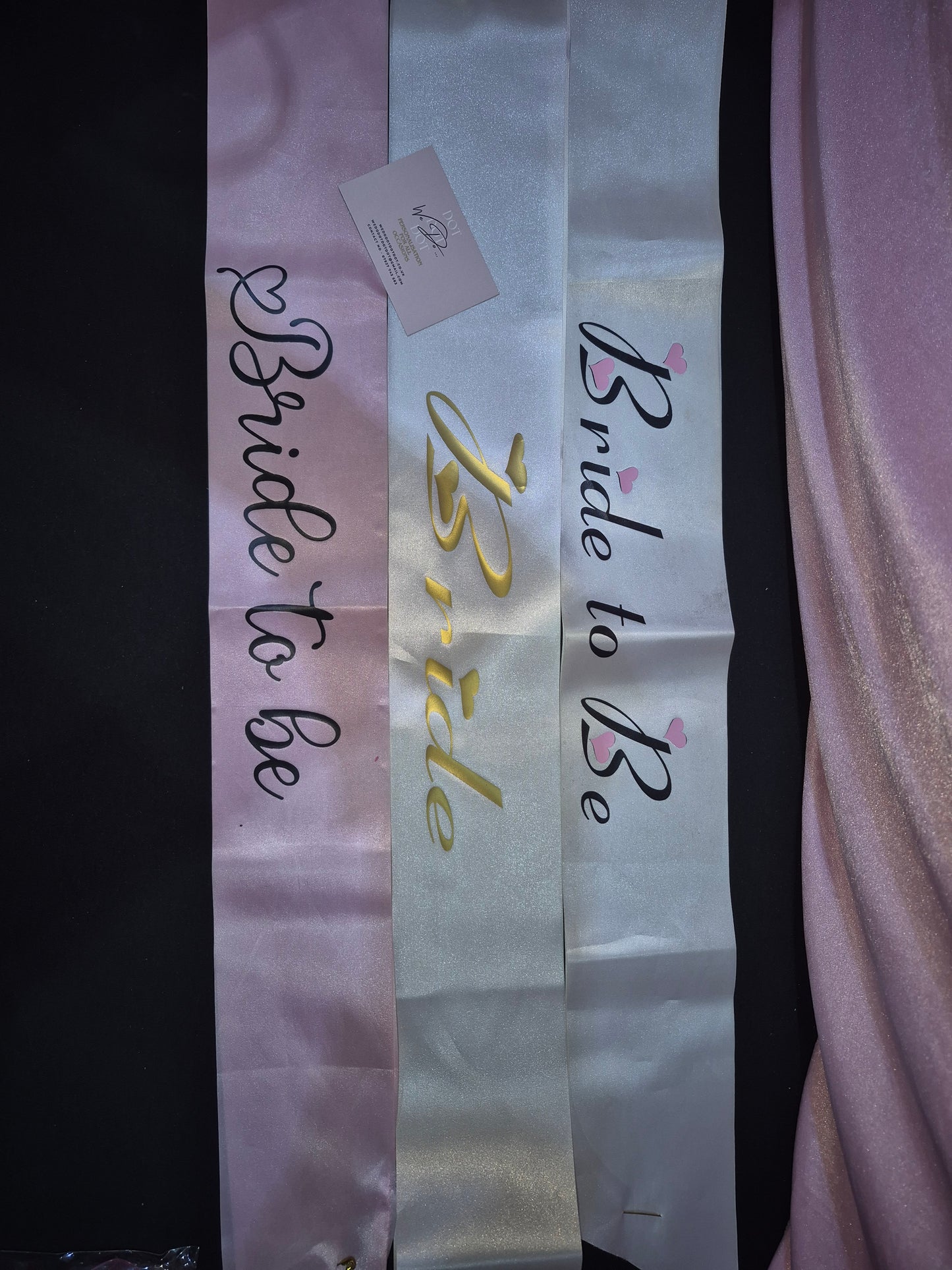 Personalised Sashes