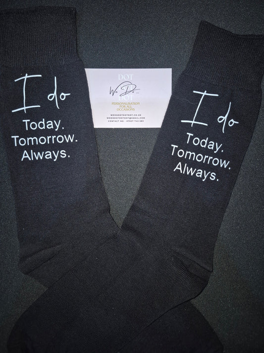 Wedding Socks - my groom, groom socks, property of socks, the groom, gifts for the groom, husband gifts